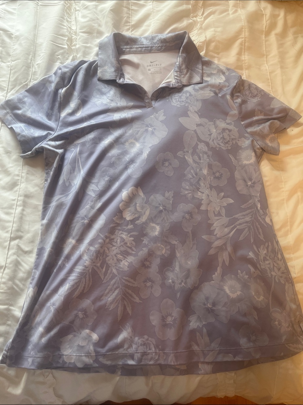 Nike Golf Hawaiian print polo size medium